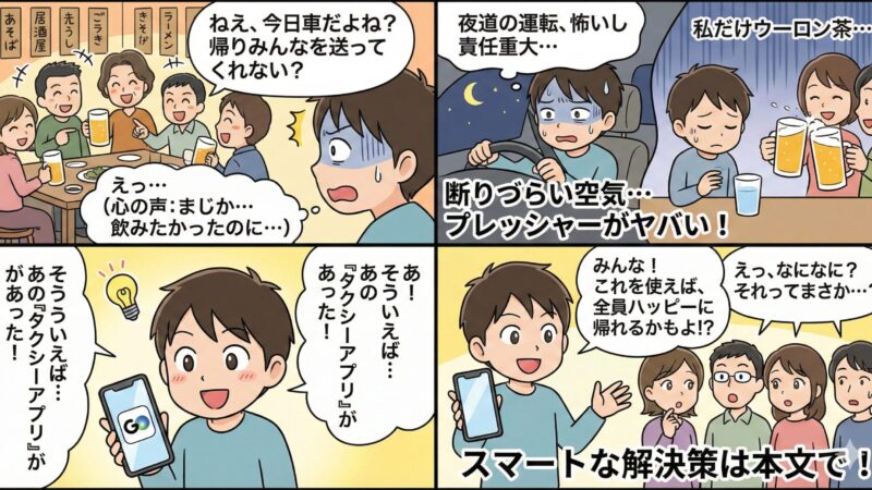 飲み会の送迎を角を立てずに断る方法7選！そのまま使える例文と断り方のコツを紹介！ 